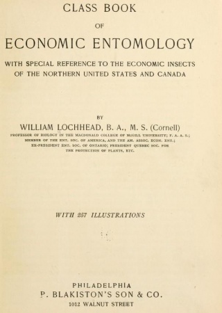 Class book of economic entomology