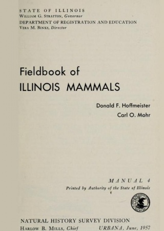 Fieldbook of Illinois mammals