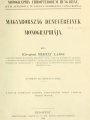 Magyarország denevéreinek monographiája